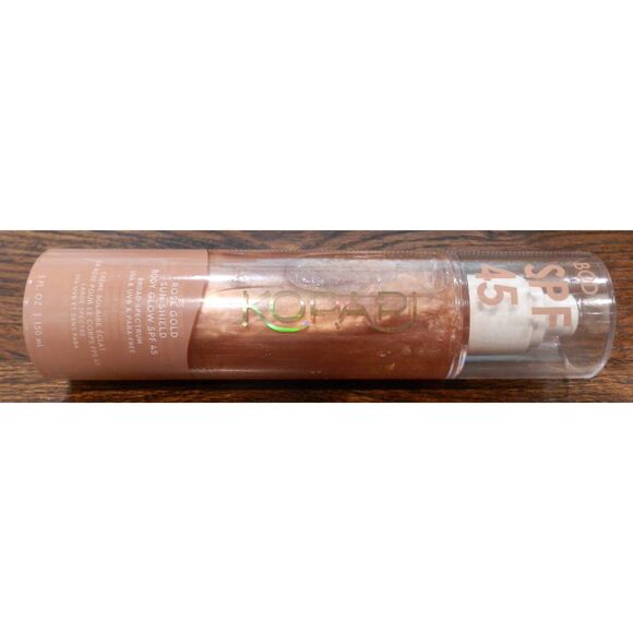 Kopari Rose Gold Sun Shield Body Glow SPF 45 5 fl oz EXPR 4/26 NEW - Picture 2 of 2